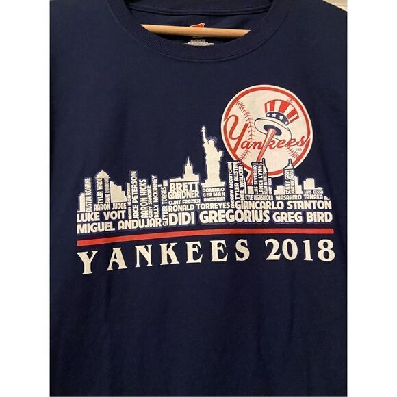 New York Yankees 2018 T-shirt size XL - Picture 2 of 2